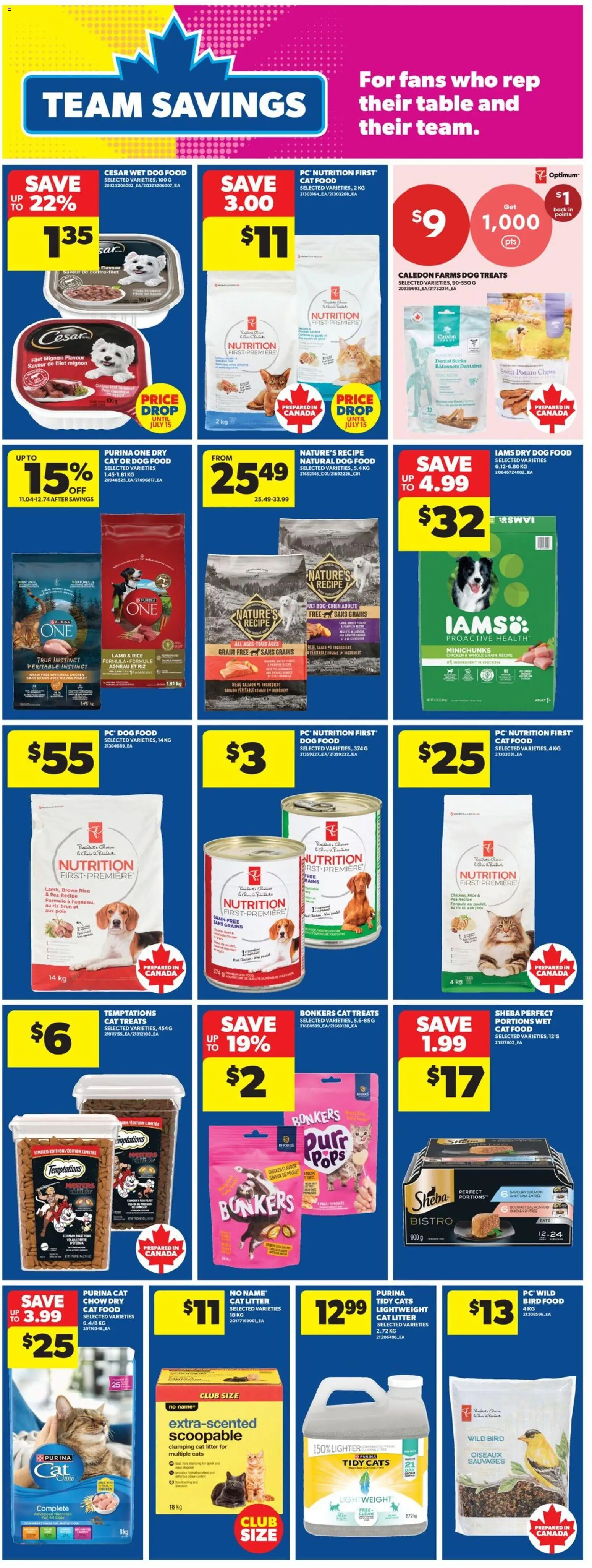 Real Canadian Superstore flyer valid from Jul 9, 2026 | Page: 20 | Products: Rice, PC, Table, Chicken
