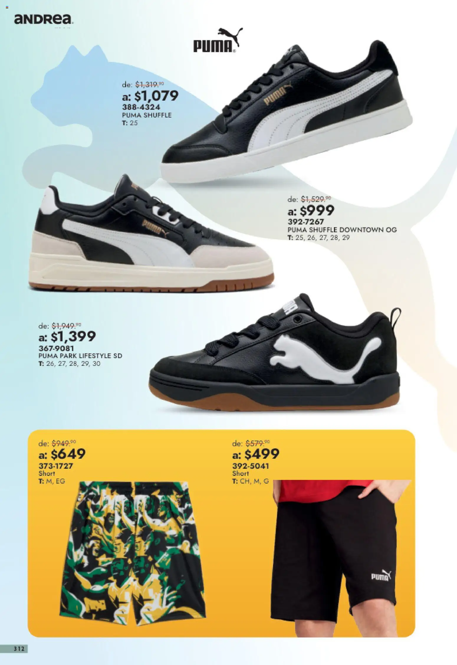Nuevas ofertas de Andrea válidas en toda la República Mexicana desde el 26/07/2026. ¡Encuentra las mejores ofertas en Andrea catálogo Outlet! | Página: 312