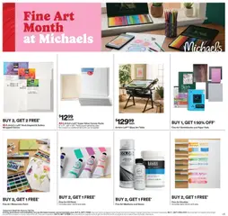 Preview of Michaels weekly ads valid from 08/16/2026