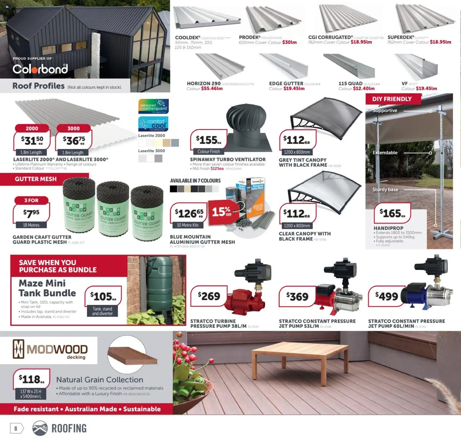 Stratco catalogue - valid from 14/08/2026 | Page: 8 | Products: Kits, Decking