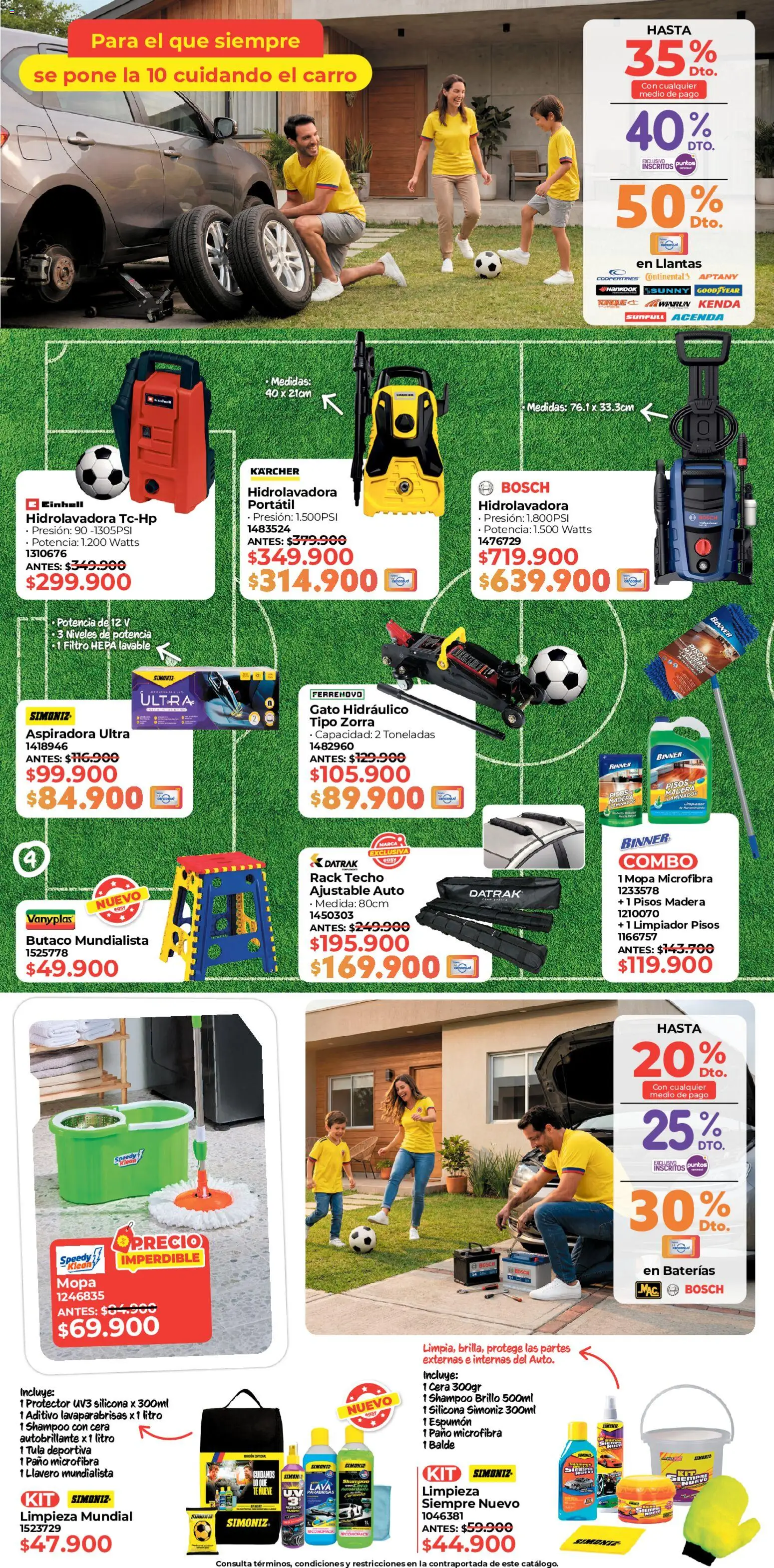 Easy revista - valida desde el 27/05/2026 | Página: 4 | Productos: Hidrolavadora, Shampoo, Brillo, Cera