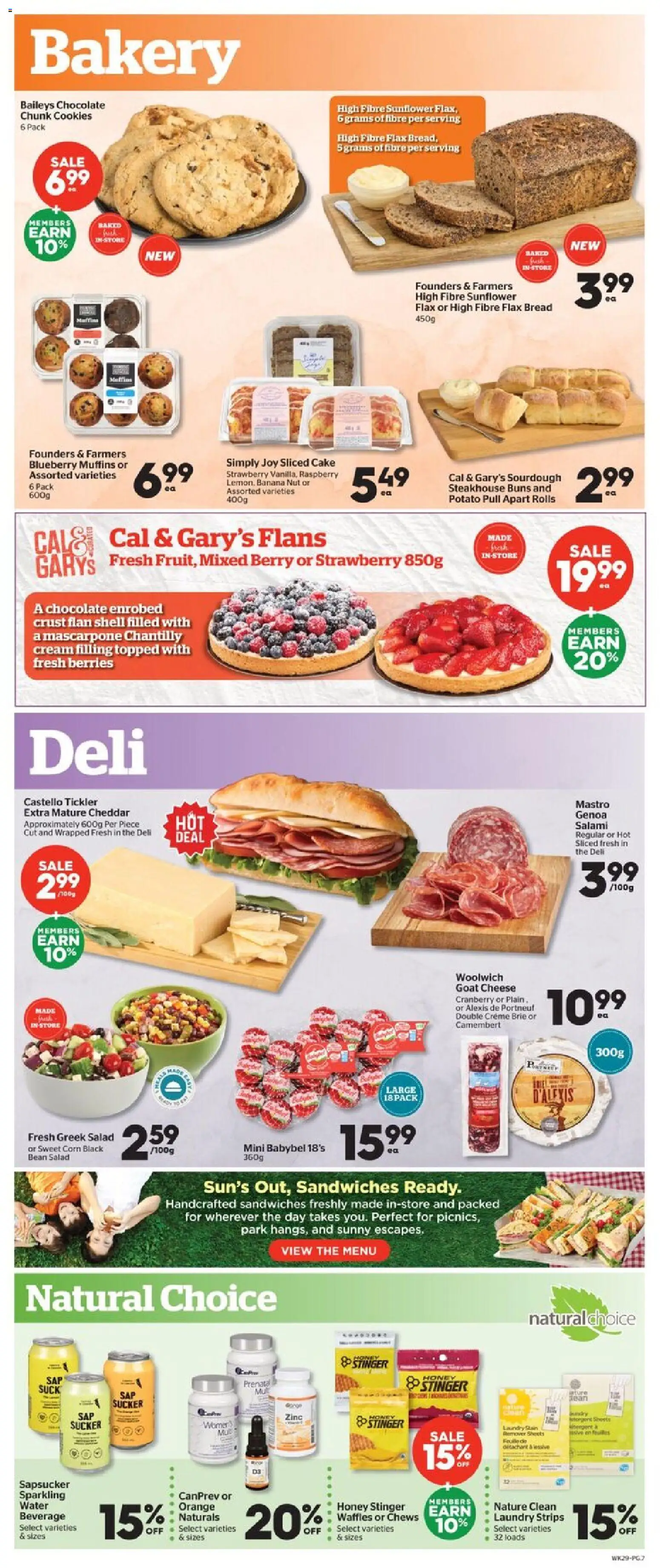Calgary Co-op flyer valid from 21.05.2026 | Page: 7 | Products: Cream, Salad, Chocolate, Salami