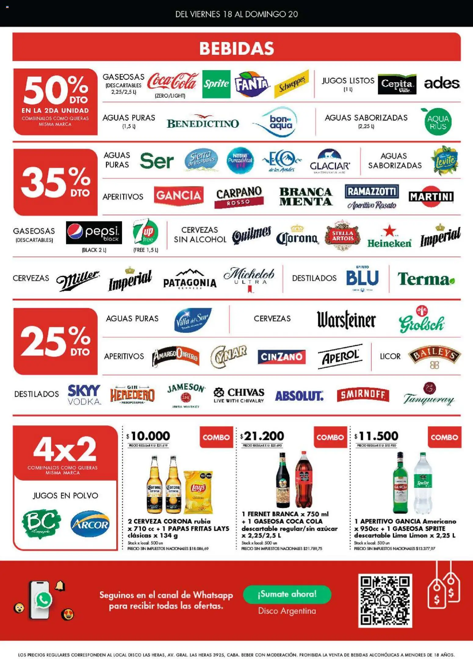 Disco - Ofertas | Córdoba │ válido desde el 18/09/2026 | Página: 5 | Productos: Pepsi, Whiskey, Lima, Papas fritas