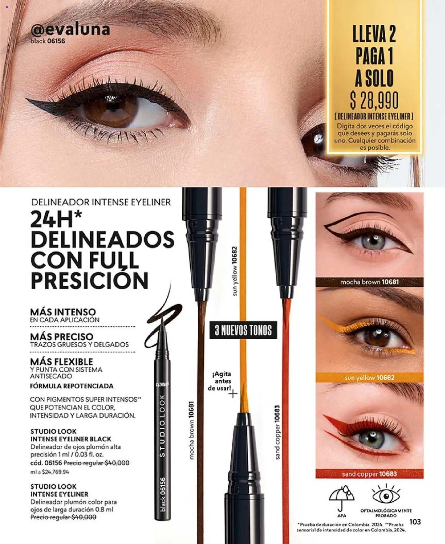 CyZone revista - valida desde el 24.04.2026 | Página: 115 | Productos: Delineador de ojos, Delineador, Combinación