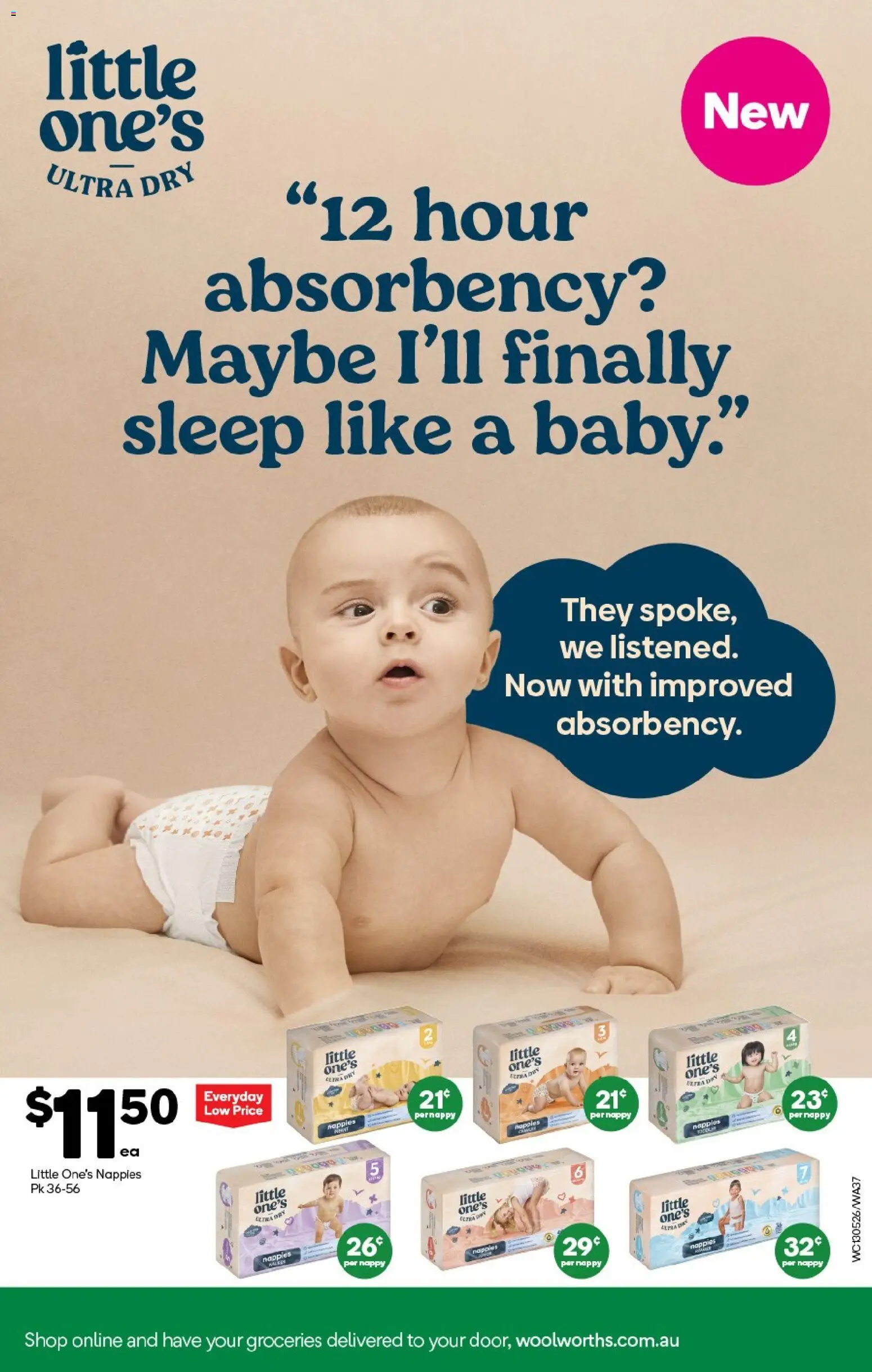 Woolworths catalogue - valid from 13.05.2026 | Page: 37 | Products: Nappies