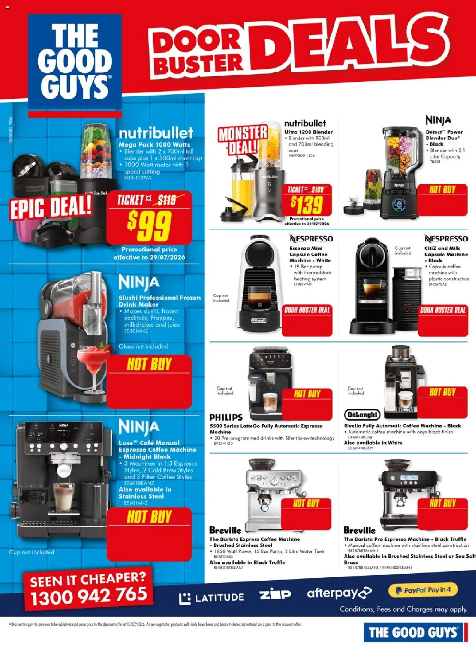 The Good Guys catalogue - valid from 16/07/2026 | Page: 14 | Products: Milk, Coffee, Juice, Water