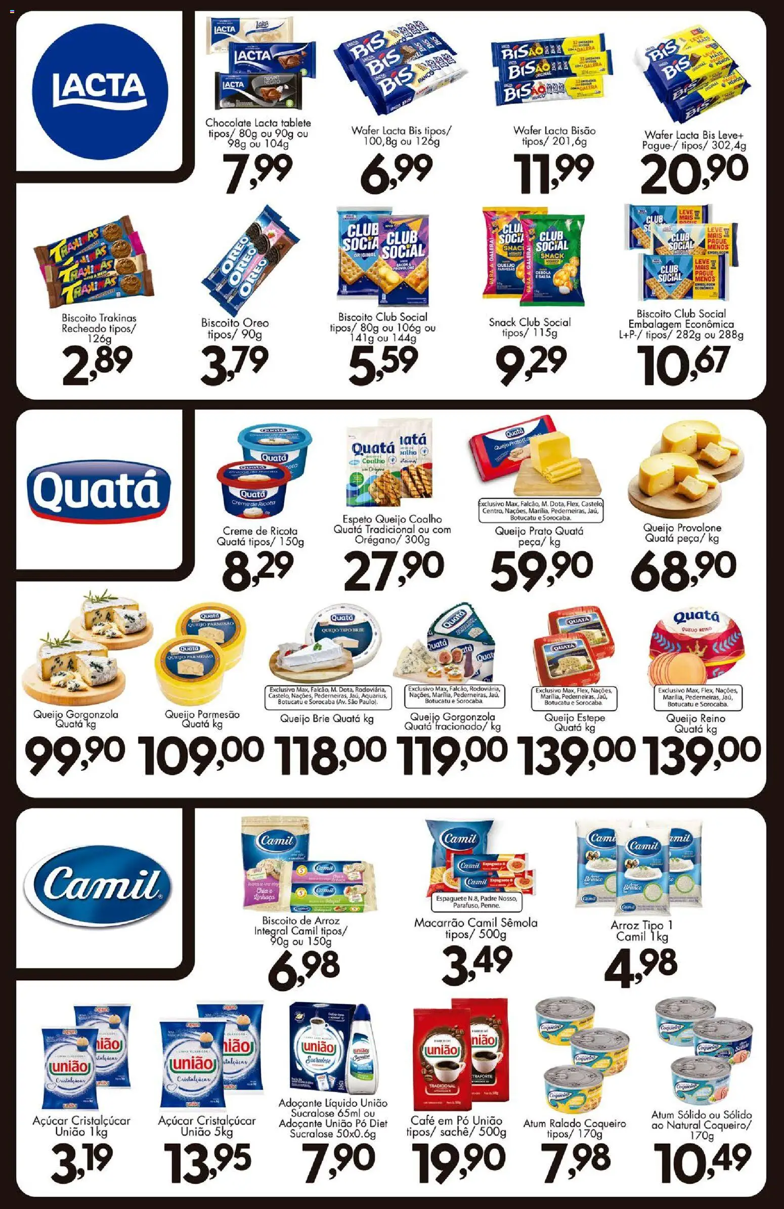 Confiança Folheto - válido de 28/07/2026 | Página: 8 | Produtos: Espaguete, Café, Chocolate, Atum