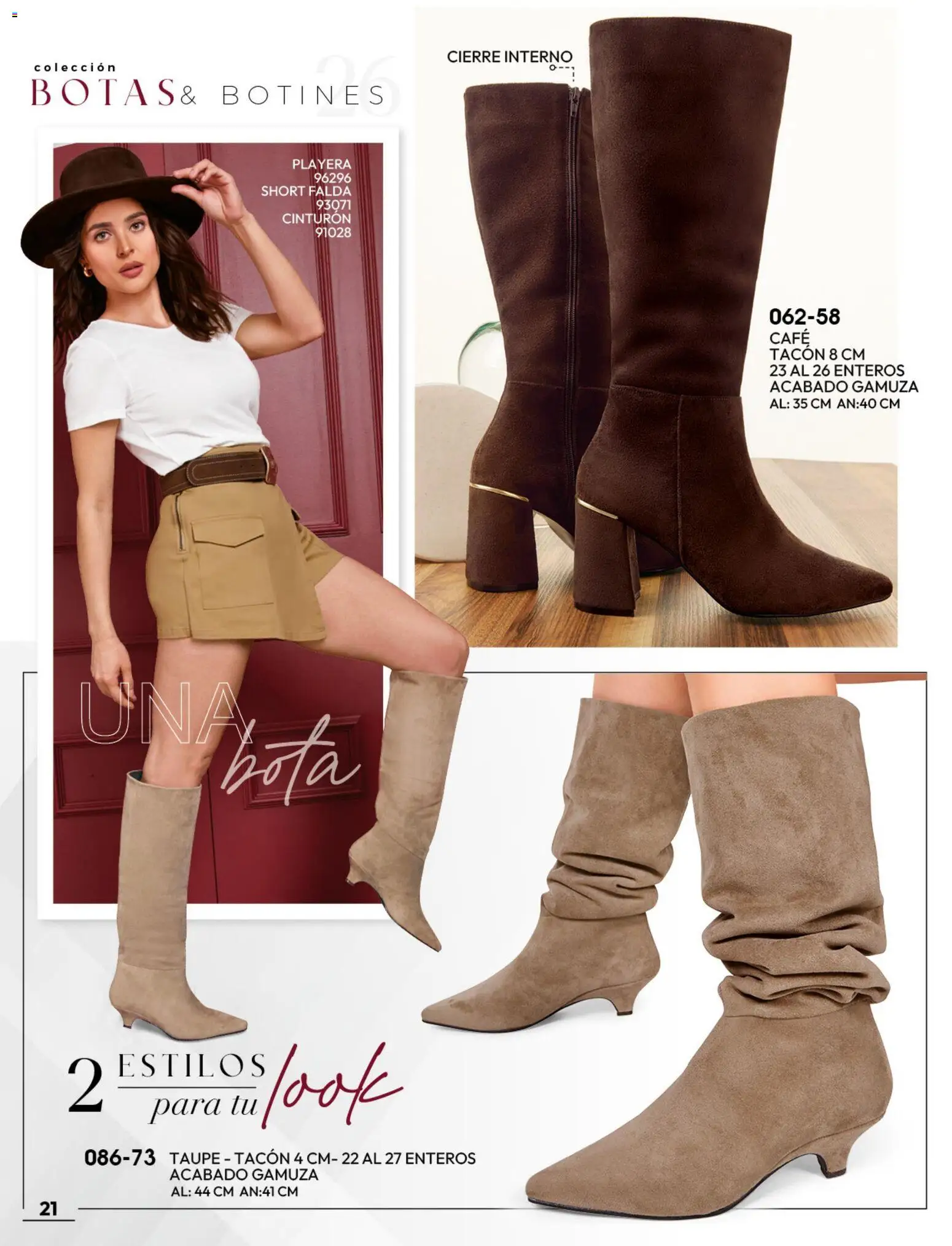 Nuevas ofertas de Cklass válidas en toda la República Mexicana desde el 08/07/2026. ¡Encuentra las mejores ofertas en Cklass catálogo Botas y botines! | Página: 22 | Productos: Gamuza, Falda, Short, Botines