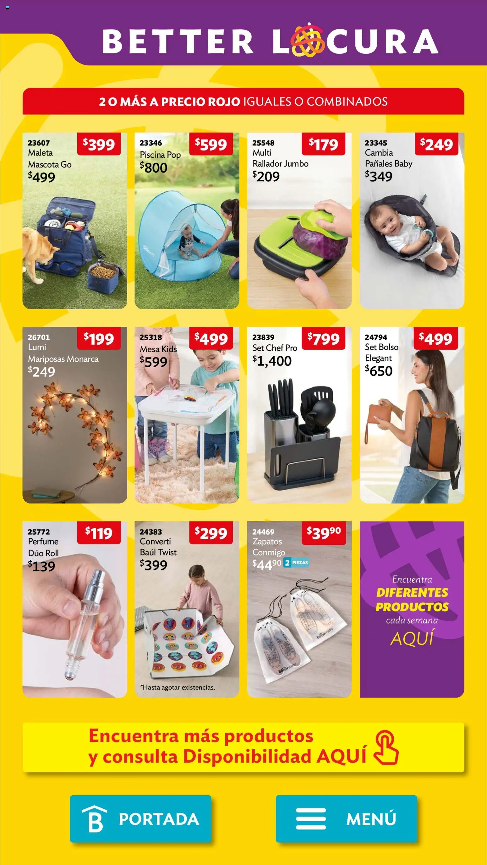 Nuevas ofertas de Betterware válidas en toda la República Mexicana desde el 01.06.2026. ¡Encuentra las mejores ofertas en Betterware campaña 6 2026! | Página: 111