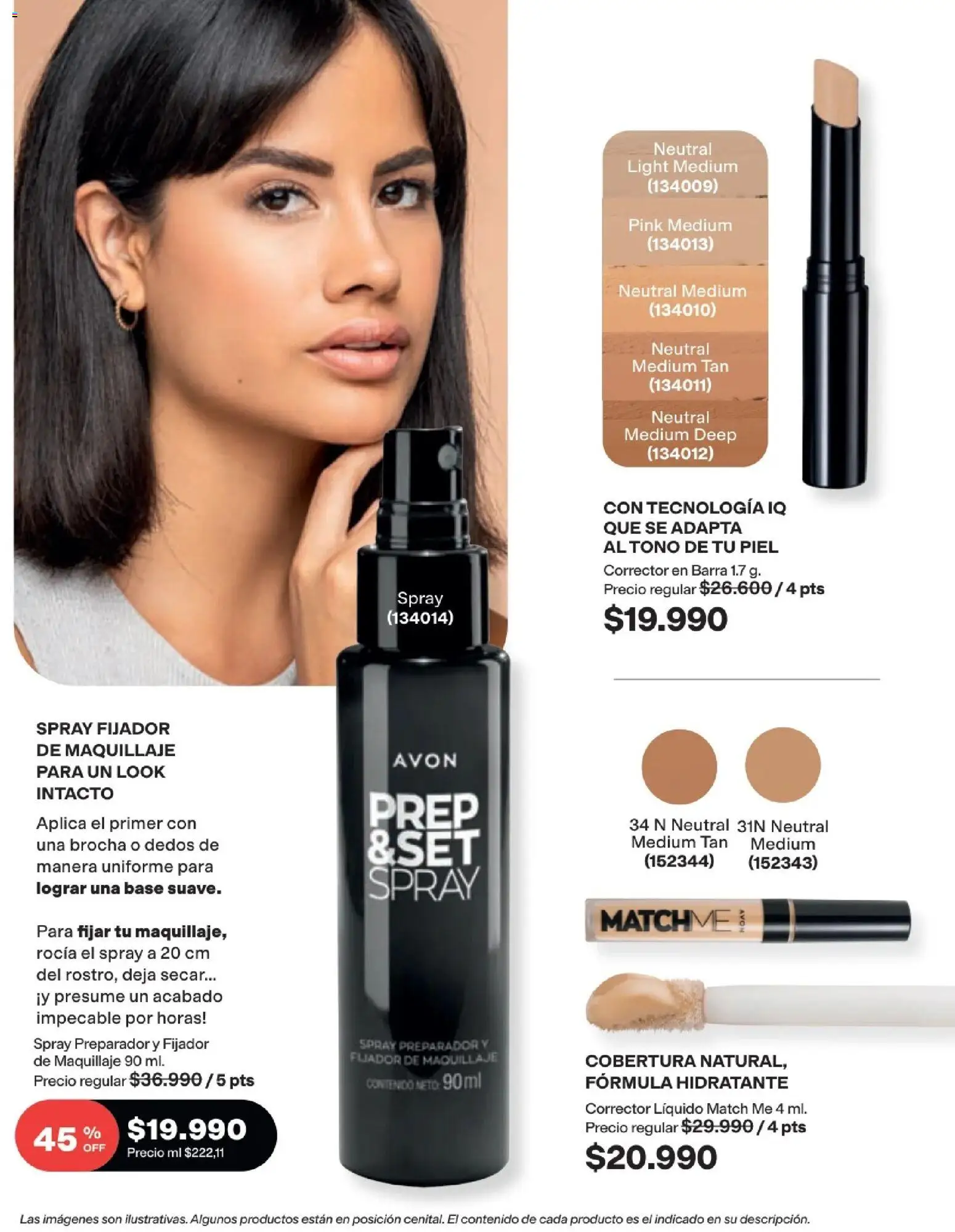 Avon revista - valida desde el 16/08/2026 | Página: 51 | Productos: Fijador, Brocha, Maquillaje, Corrector