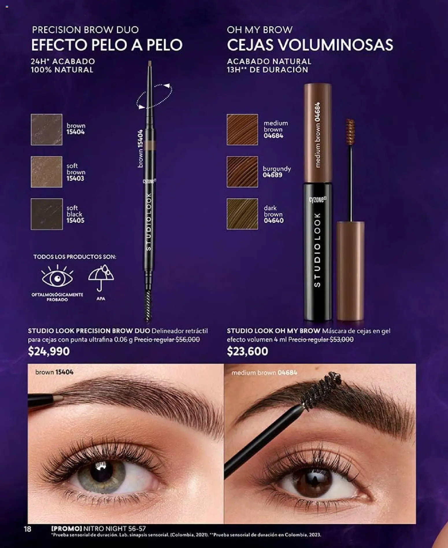 CyZone revista - valida desde el 07/09/2026 | Página: 18 | Productos: Máscara, Delineador