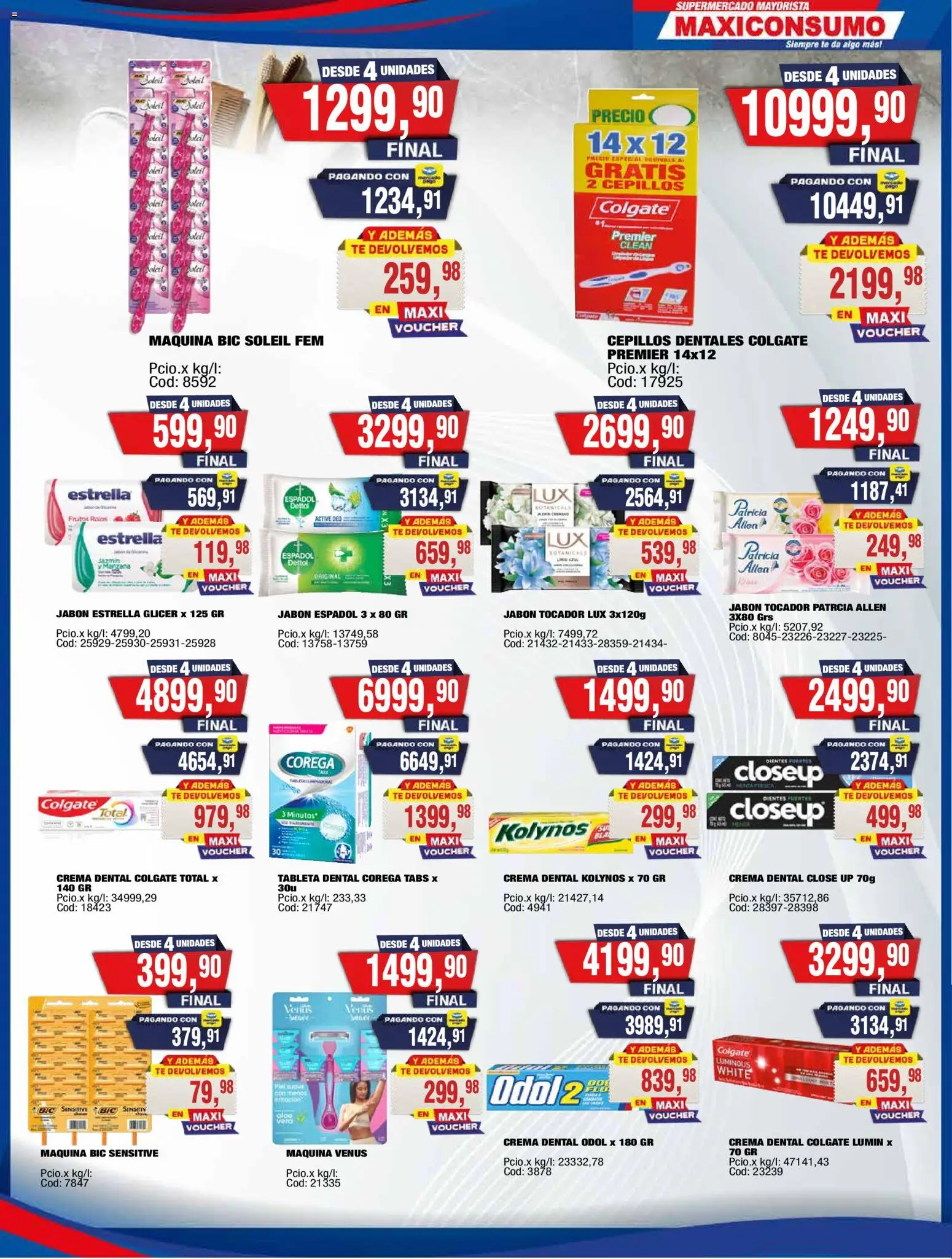 Maxiconsumo ofertas │ válido desde el 16.03.2026 | Página: 30 | Productos: Tableta, Jabón, Manzana, Crema
