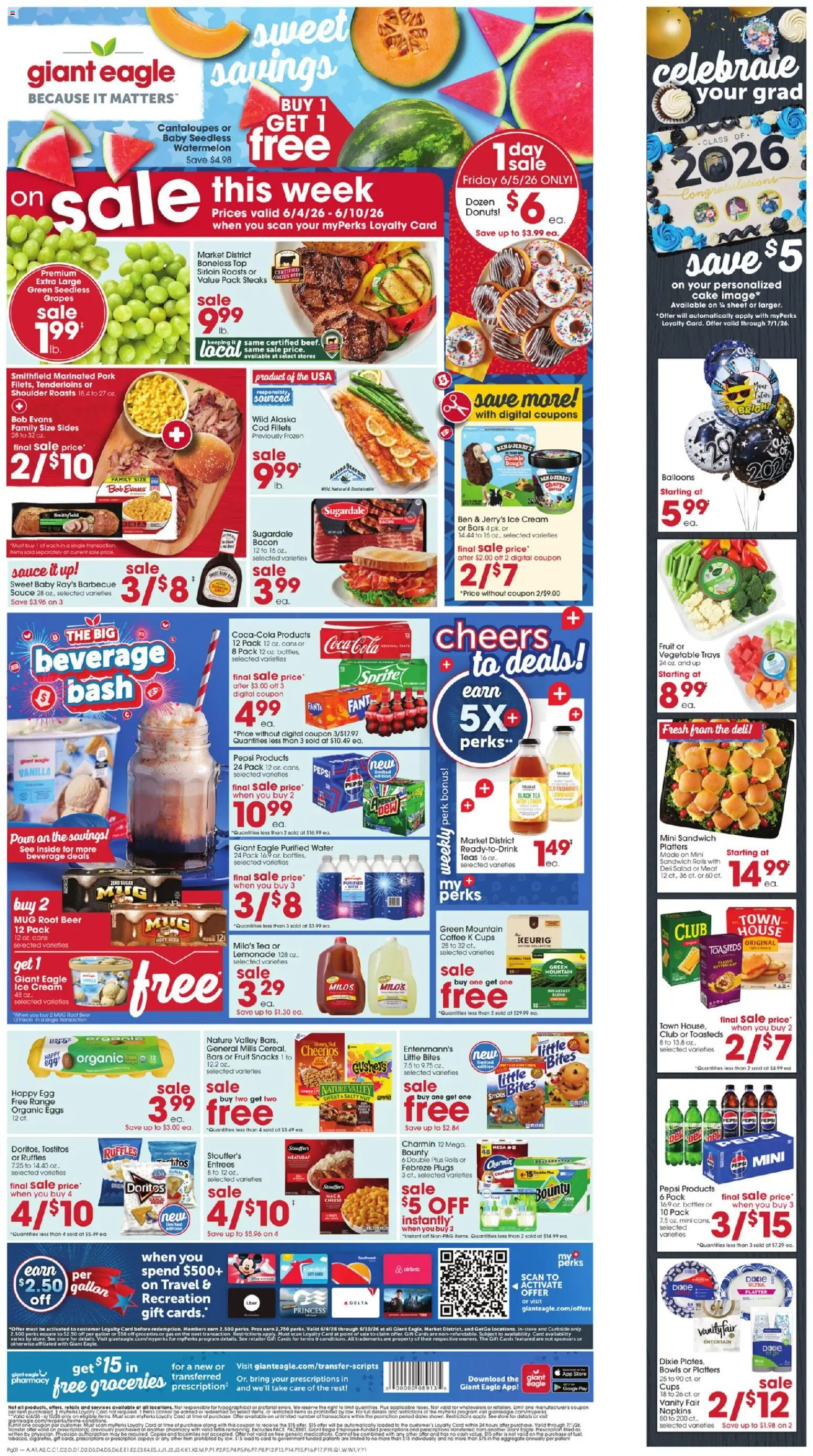Giant Eagle Weekly Ad - valid from 04.06.2026 | Page: 1