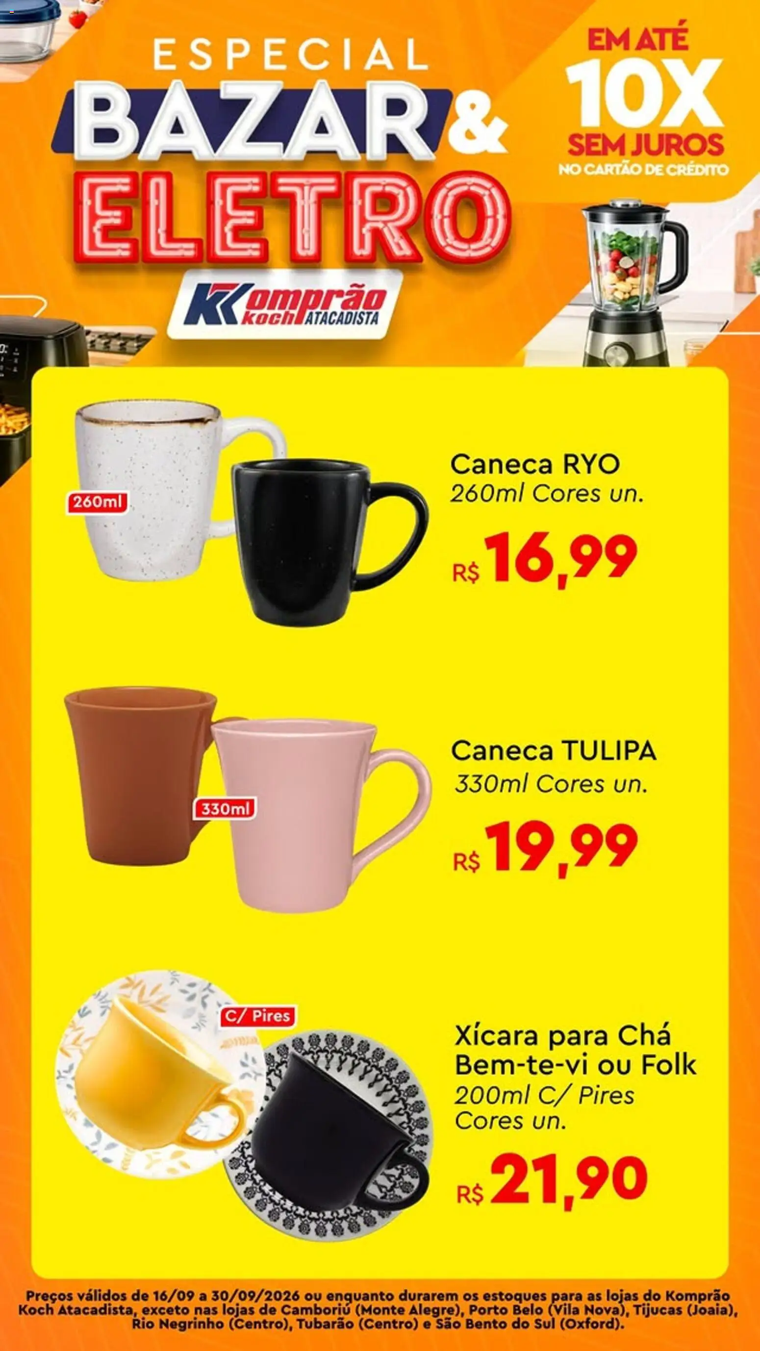 Komprao Atacadista Folheto - válido de 16/09/2026 | Página: 6 | Produtos: Caneca, Chá
