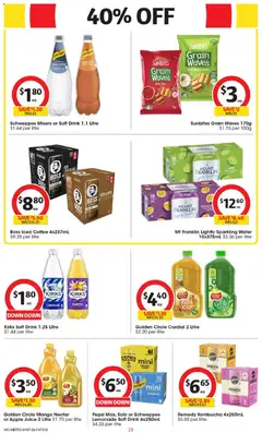 Preview of Coles catalogue - valid from 01/07/2026 | Page: 23 | Products: Pepsi, Cream, Water, Mango