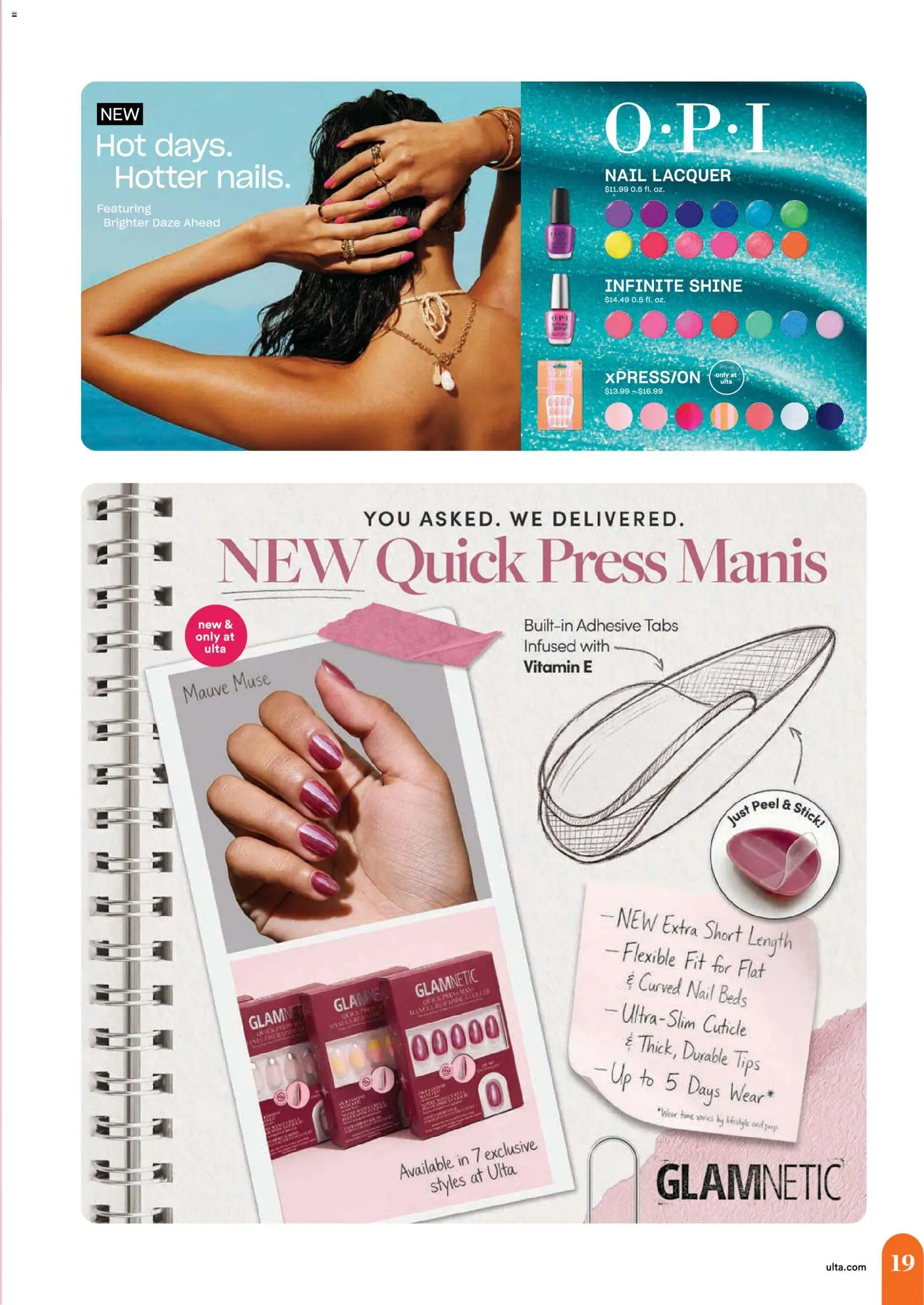 Ulta Beauty Weekly Ad - valid from 17.05.2026 | Page: 19 | Products: Vitamin, Press, Adhesive, Nail