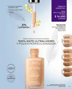 Catálogo L'Bel Campaña 10 válido desde el 01.06.2026 | Página: 13 | Productos: Perfeccionador, Almendra, Base, Serum