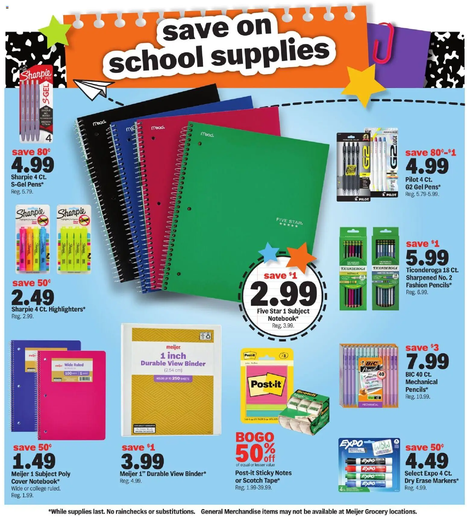 Meijer Back to School Deals - valid from 08/26/2026 | Page: 3