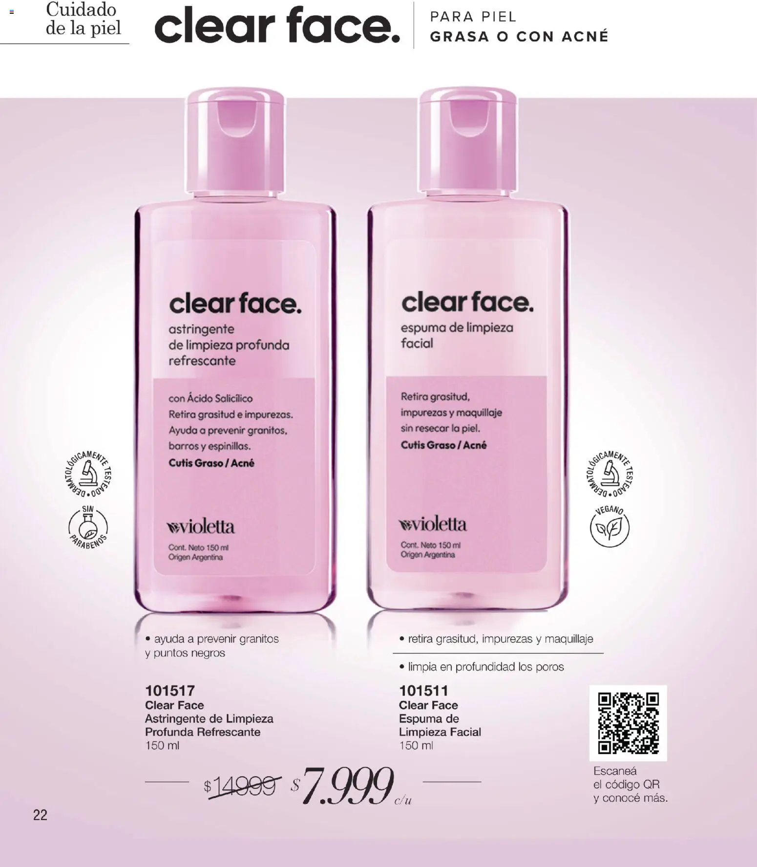 Violetta - Violetta Cosméticos │ válido desde el 30/03/2026 | Página: 22 | Productos: Maquillaje, Espuma, Té