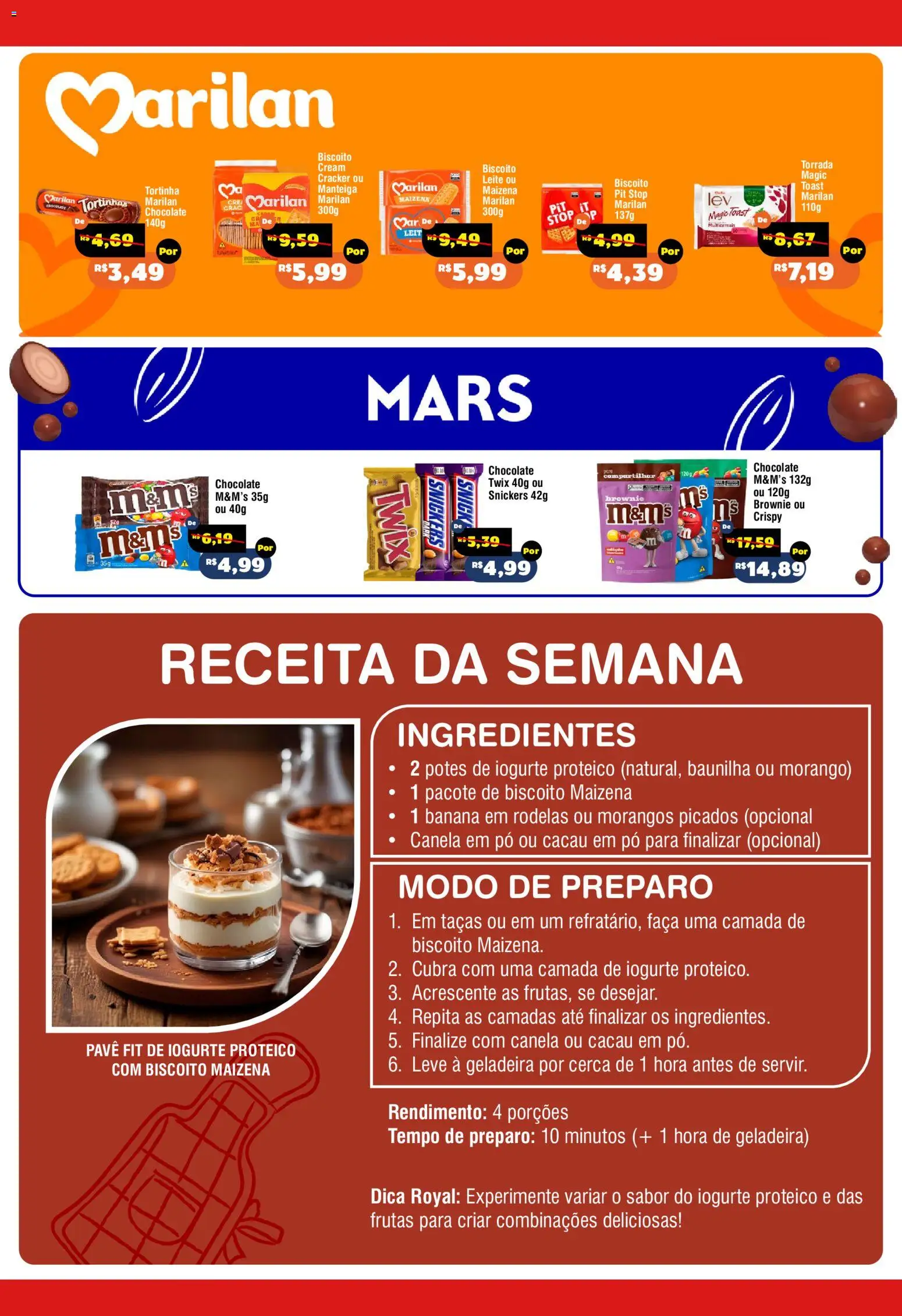 Royal Supermercados Folheto - válido de 22/07/2026 | Página: 5 | Produtos: Cerca, Leite, Manteiga, Chocolate