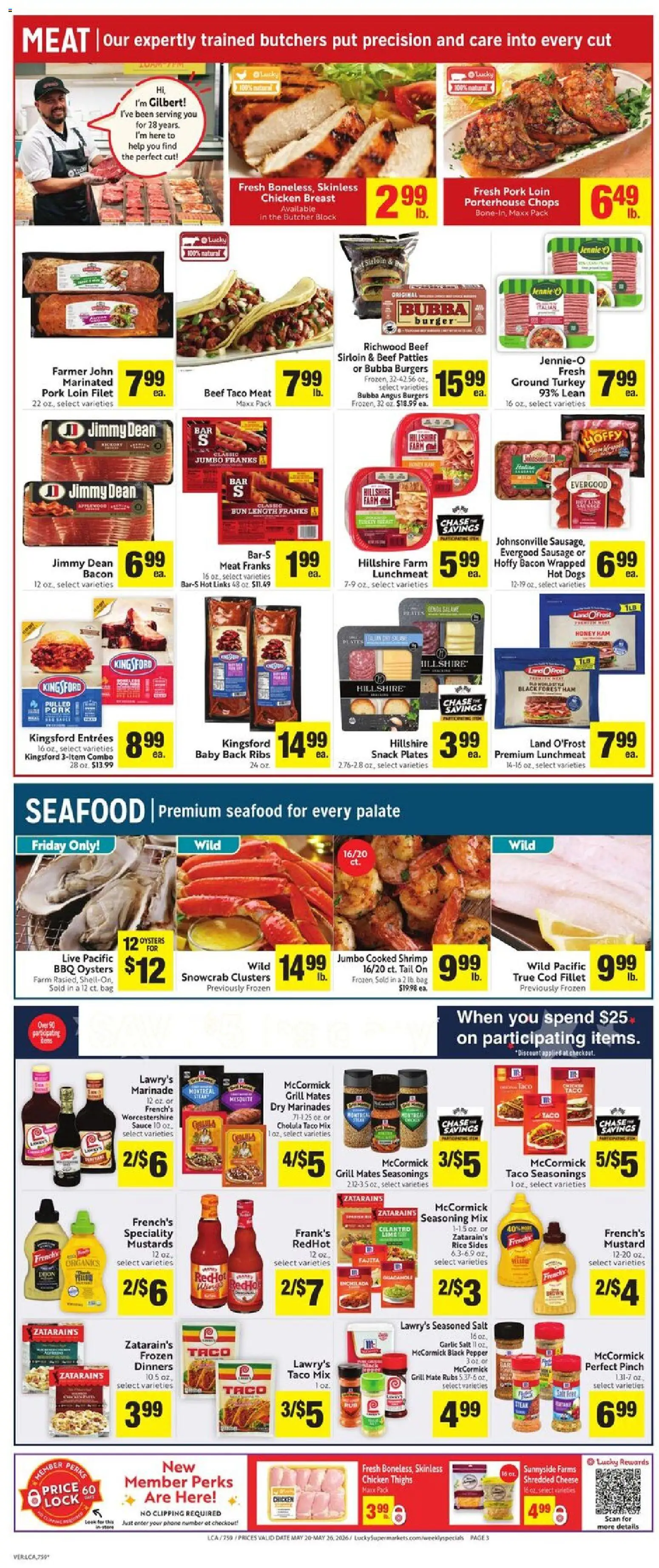 Lucky Supermarkets Weekly Ad - valid from 20.05.2026 | Page: 5 | Products: Ham, Pepper, Phone, Hot Dogs