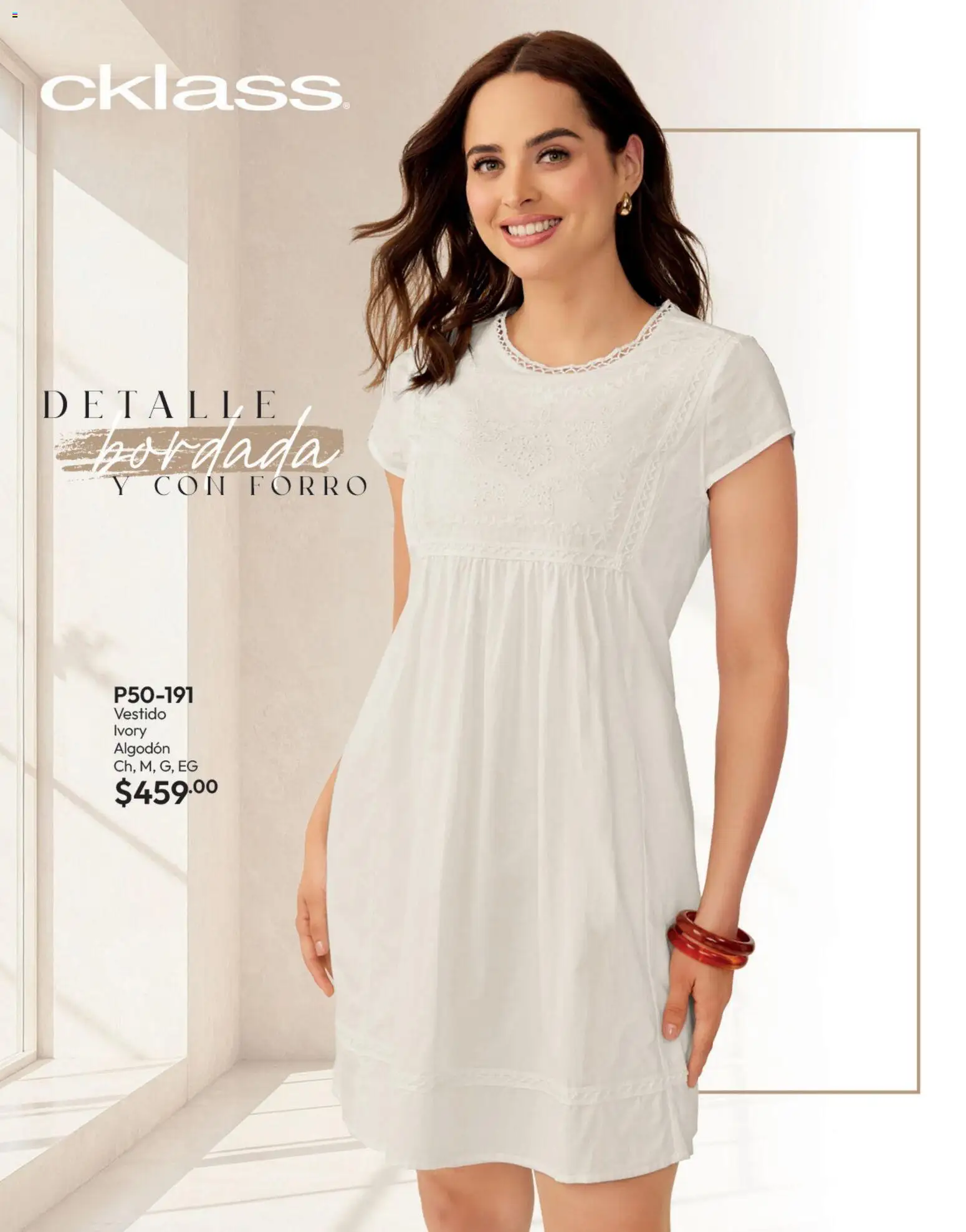 Nuevas ofertas de Cklass válidas en toda la República Mexicana desde el 11/09/2026. ¡Encuentra las mejores ofertas en Cklass catálogo Invierno! | Página: 178 | Productos: Algodón, Vestido