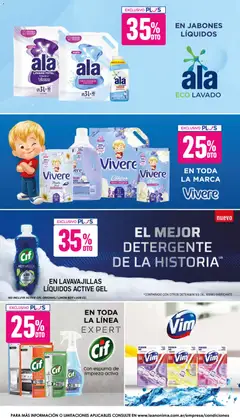 Vista previa La Anonima catálogo válido desde el 24/09/2026 | Página: 29 | Productos: Detergente, Limón, Espuma, Plancha