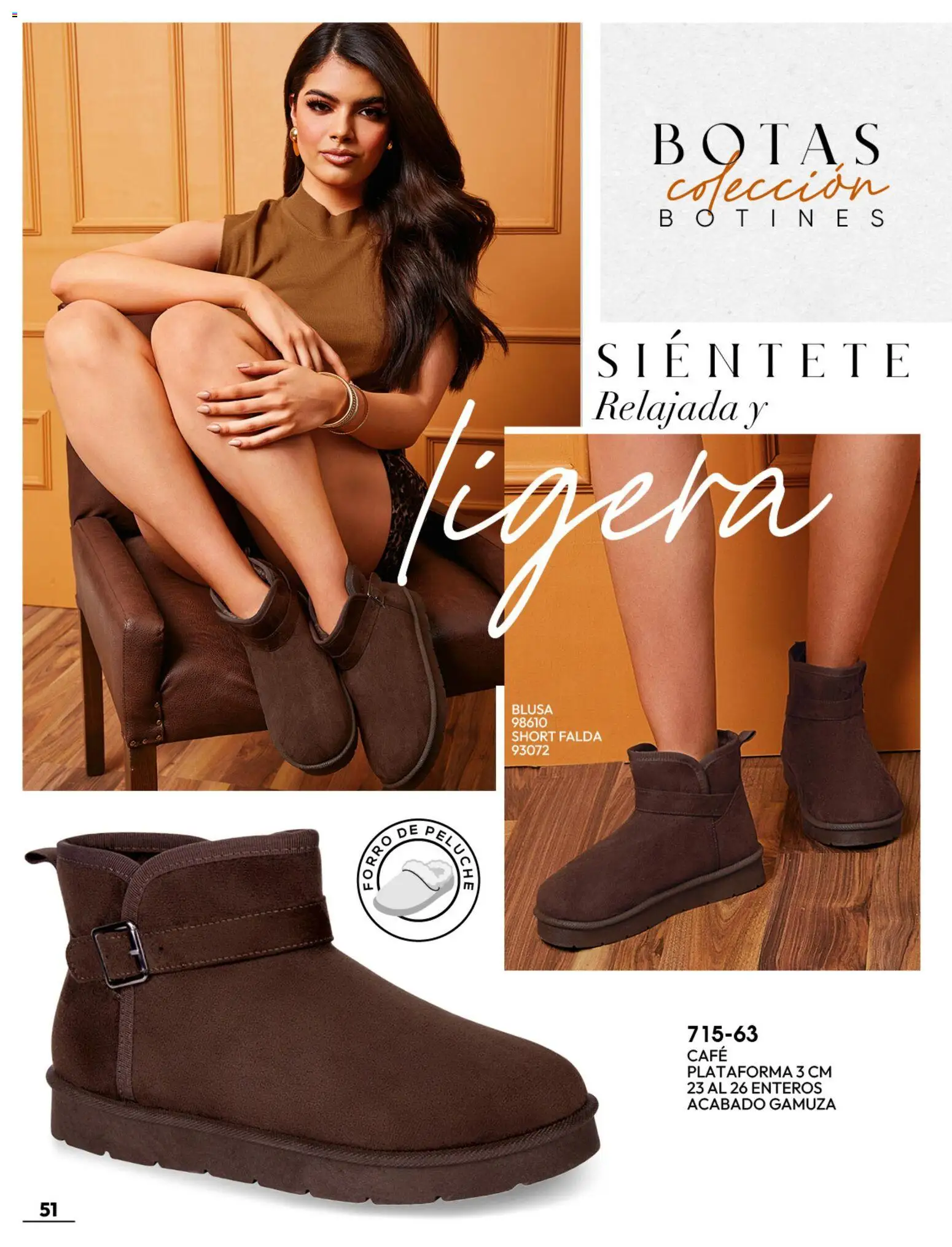 Nuevas ofertas de Cklass válidas en toda la República Mexicana desde el 08/07/2026. ¡Encuentra las mejores ofertas en Cklass catálogo Botas y botines! | Página: 52 | Productos: Botas, Café, Falda, Botines