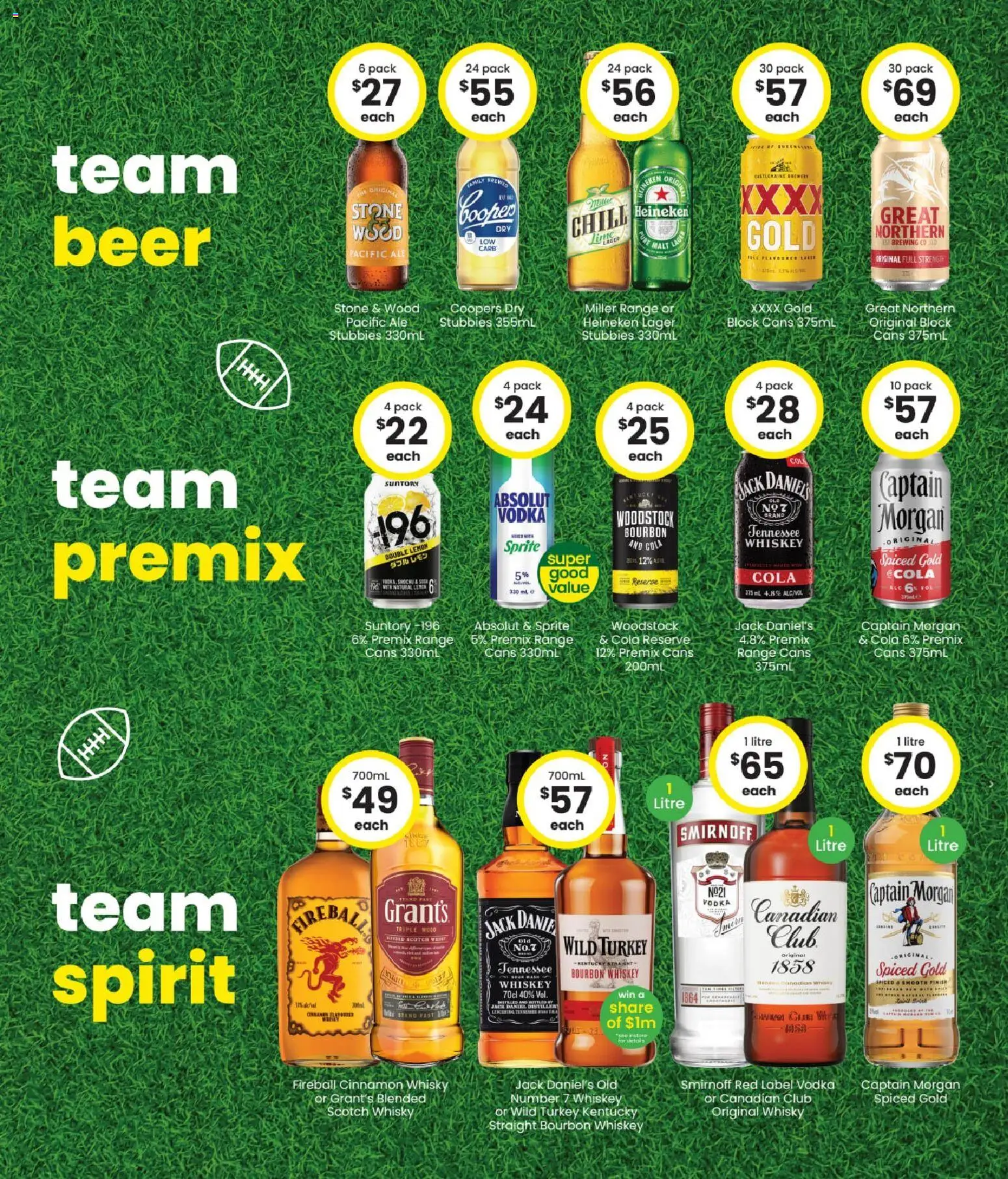 The Bottle-O catalogue - valid from 14/09/2026 | Page: 2 | Products: Beer, Captain Morgan, Lemon, Jack Daniel’s