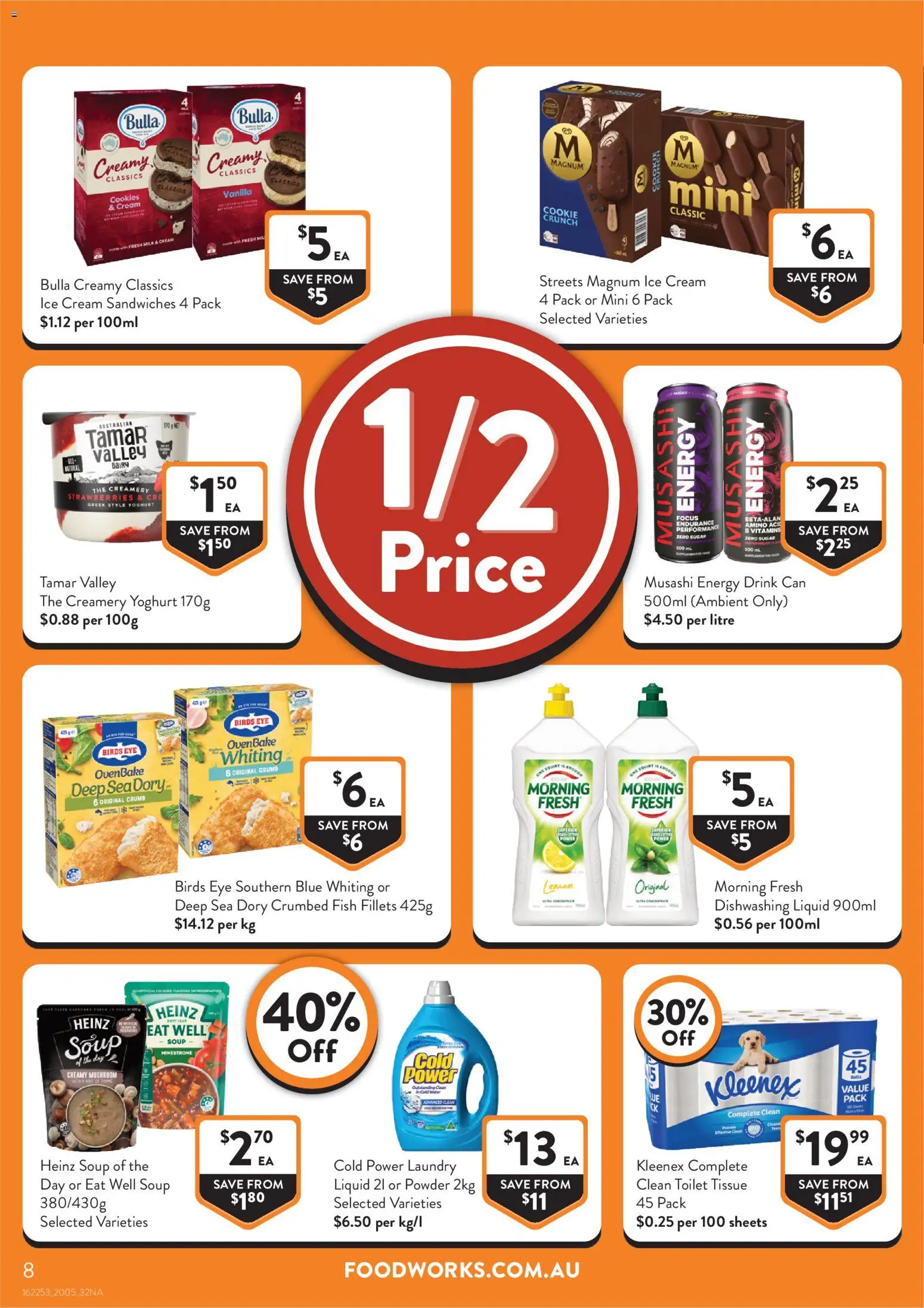 Foodworks catalogue - valid from 20.05.2026 | Page: 8 | Products: Toilet, Yoghurt, Cream, Soup