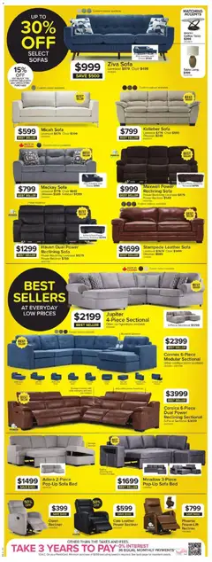 Preview of Leon's weekly flyer / circulaire from shop Leon's valid from 14.05.2026 | Page: 2 | Products: Bed, Coffee table, Chair, Coffee