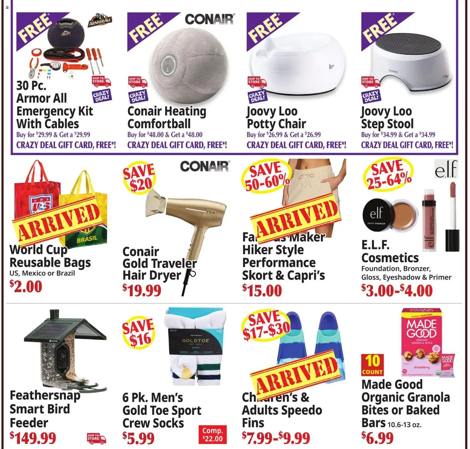 Ocean State Job Lot Ad - valid from 07/02/2026 | Page: 2 | Products: Bronzer, Eyeshadow, Hair dryer, Dryer