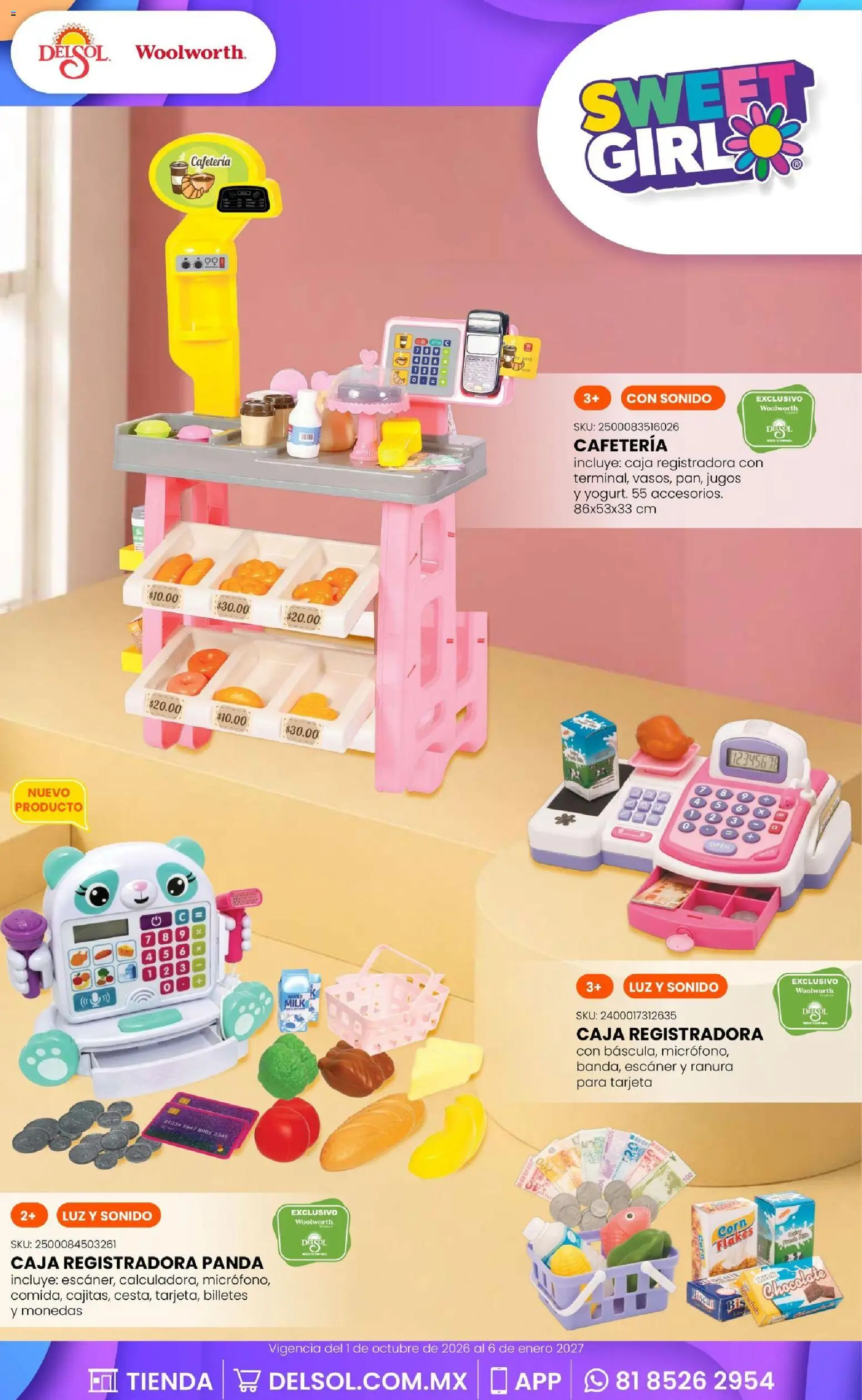Nuevas ofertas de Del Sol y Woolworth válidas en toda la República Mexicana desde el 01/10/2026. ¡Encuentra las mejores ofertas en Del Sol y Woolworth catálogo El Castillo del Juguete! | Página: 97 | Productos: Chocolate, Escaner, Caja