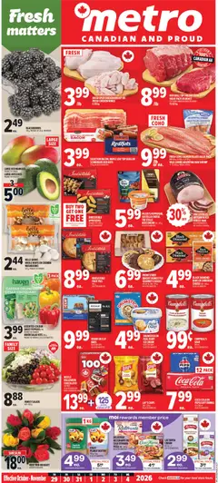 Preview of Metro weekly flyer / circulaire from shop Metro valid from Oct 29, 2026