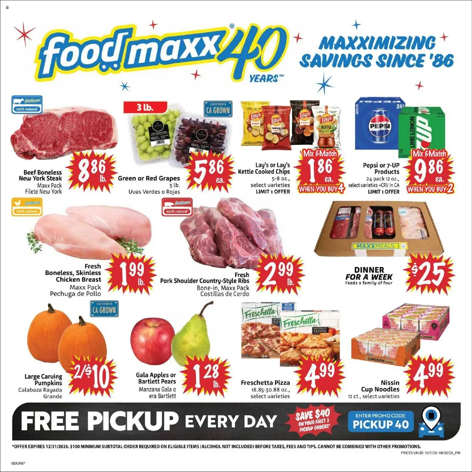 FoodMaxx Weekly Ad - NV - valid from 10/07/2026 | Page: 1