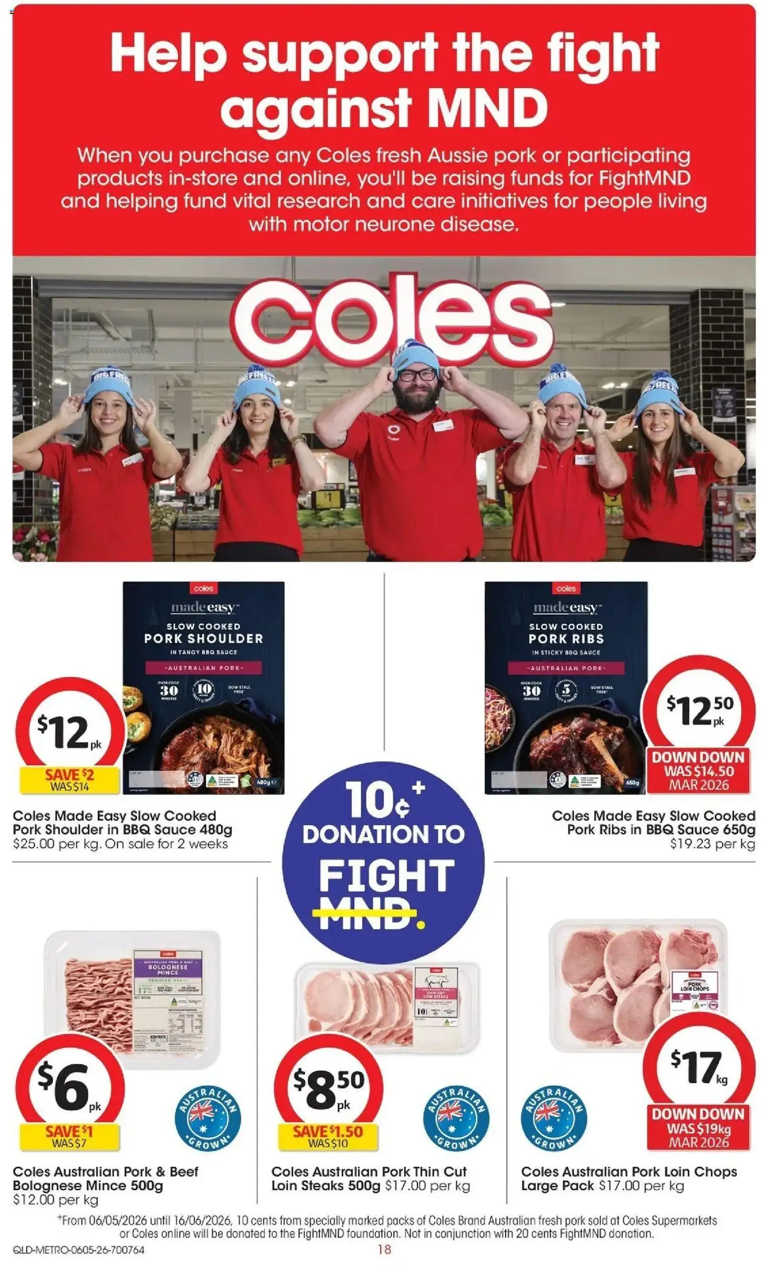 Coles catalogue - valid from 05.05.2026 | Page: 18 | Products: BBQ Sauce, Pork, Beef, Sauce