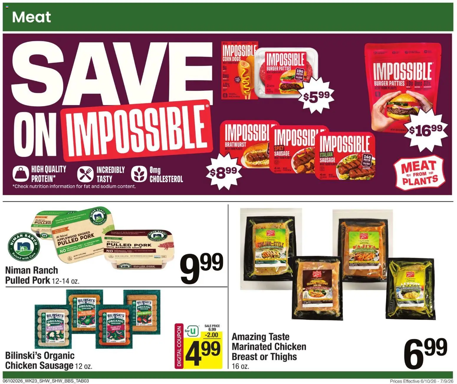 Star Market Big Book of Savings - valid from 10.06.2026 | Page: 3 | Products: Peppers, Pork, Sauce, Sausage