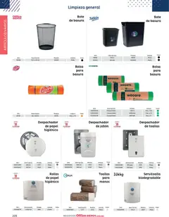 Vista previa de Office Depot catálogo 2026, nuevo folleto de la tienda, válido en México a partir del 12/01/2026 | Página: 208 | Productos: Bolsa, Toallas, Bote de basura, Jabón