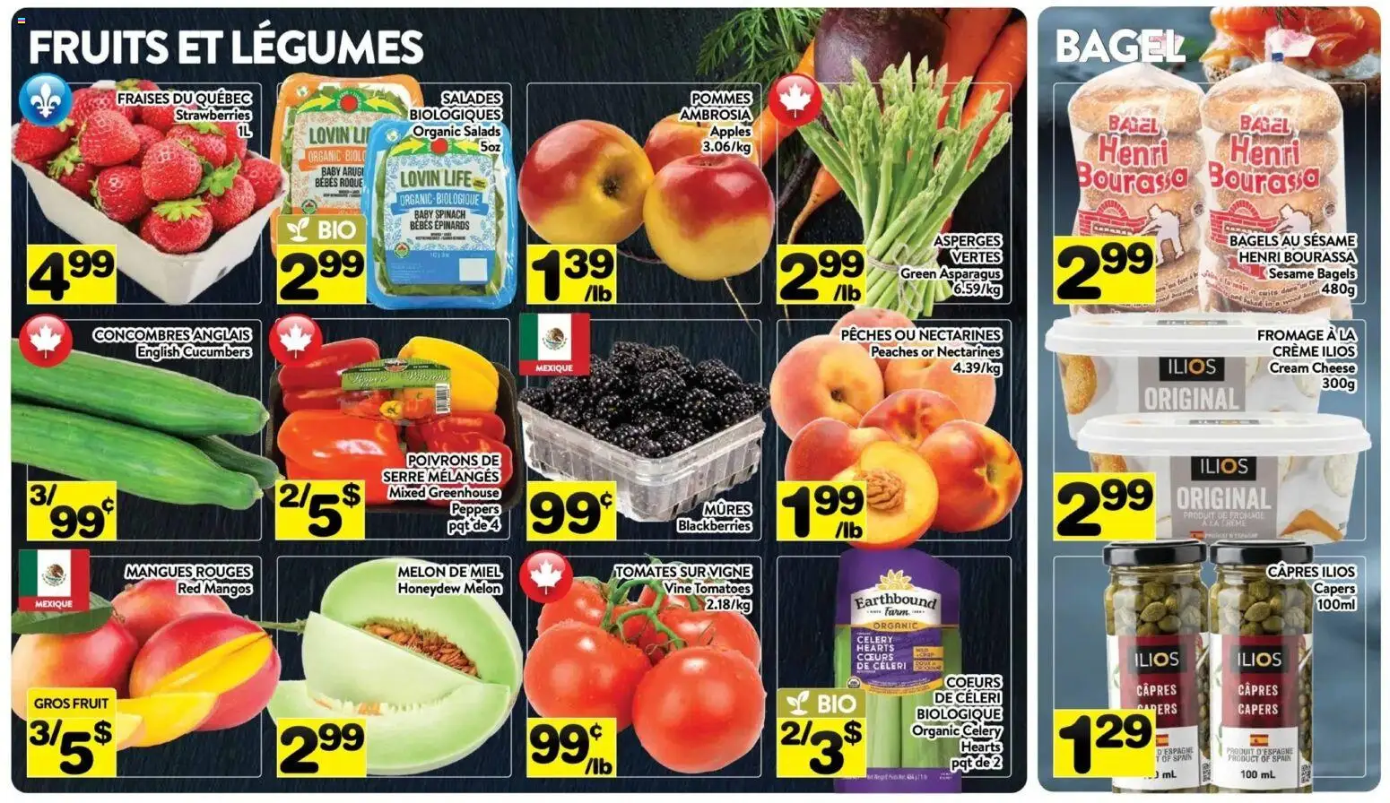 Pa Supermarché flyer valid from 15.06.2026 | Page: 2 | Products: Strawberries, Cream, Cucumbers, Tomatoes