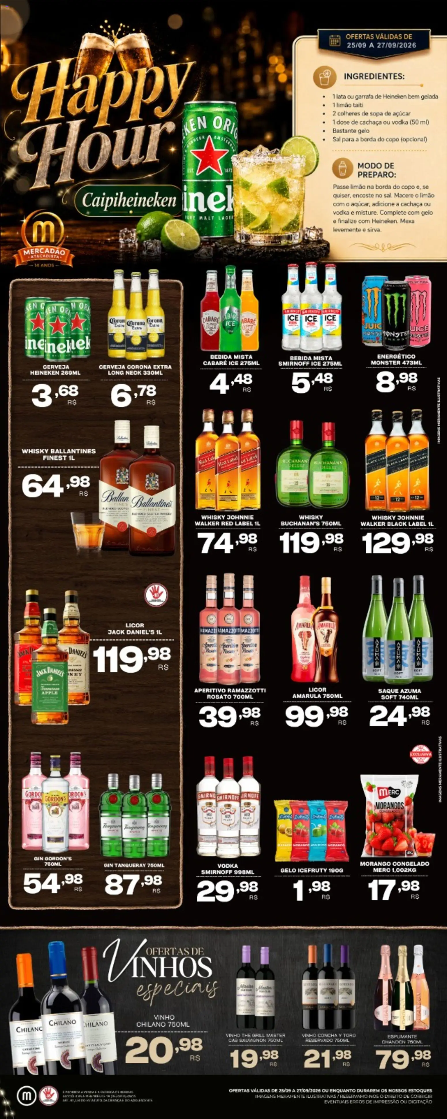 Mercadao Atacadista Sexta-feira 25 Setembro