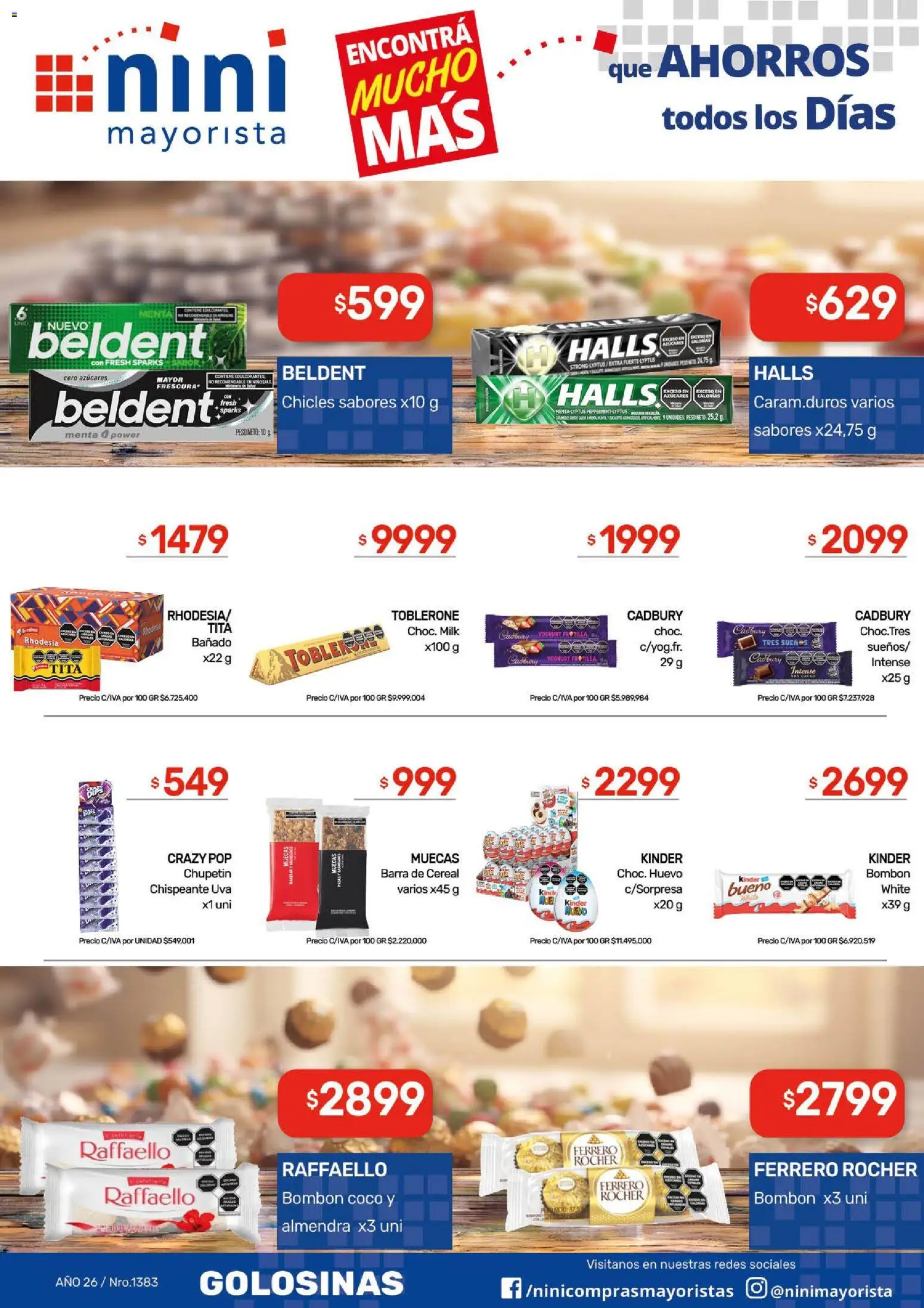 Revista de ofertas NINI Mayorista - Página 33 - Ofertas válidas hasta el 1 de noviembre de 2026