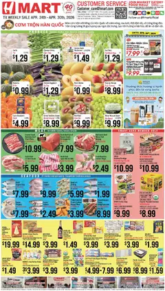 Preview of Hmart weekly ads valid from 24.04.2026