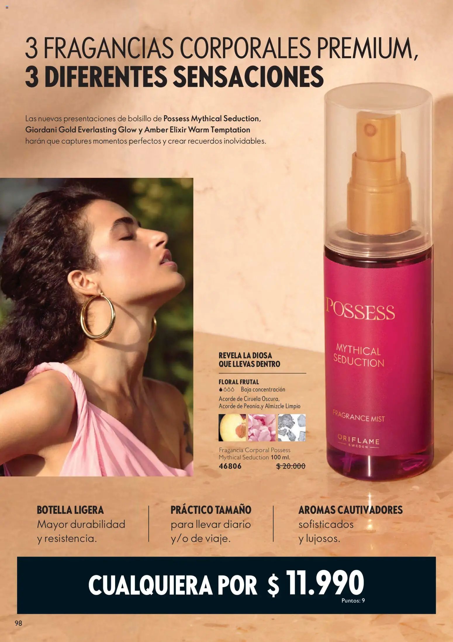 Oriflame Catálogo │ válido desde el 30.05.2026 | Página: 98 | Productos: Fragancia, Botella