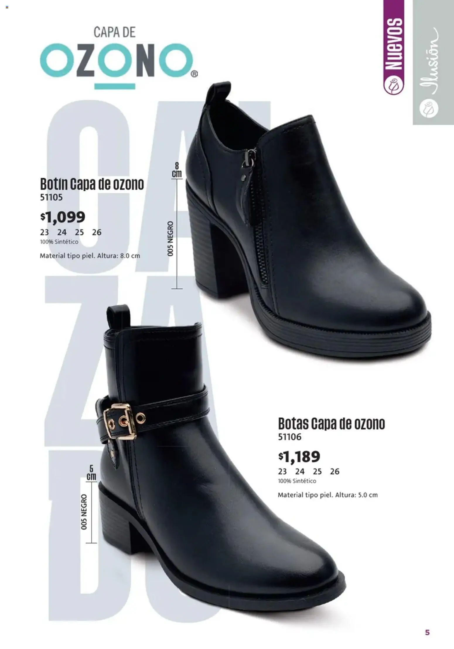 Nuevas ofertas de Ilusión válidas en toda la República Mexicana desde el 01/07/2026. ¡Encuentra las mejores ofertas en Ilusión catálogo Marcas Amigas! | Página: 7 | Productos: Botas, Botín