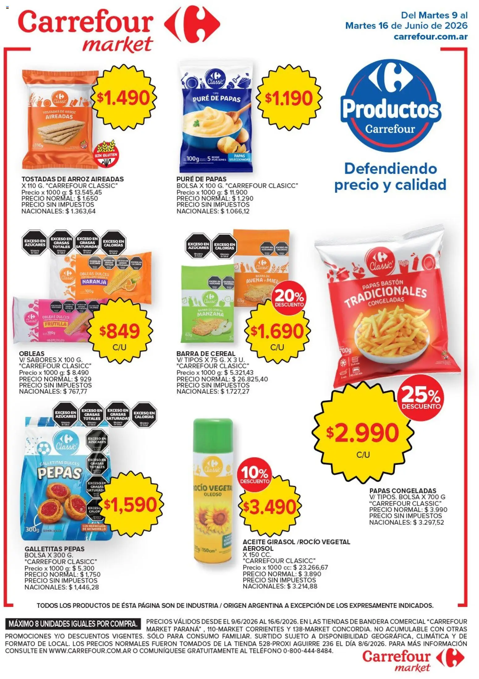 Carrefour Market - Market Paraná y Concordia │ válido desde el 09.06.2026 | Página: 5 | Productos: Bolsa, Frutilla, Manzana, Mermelada