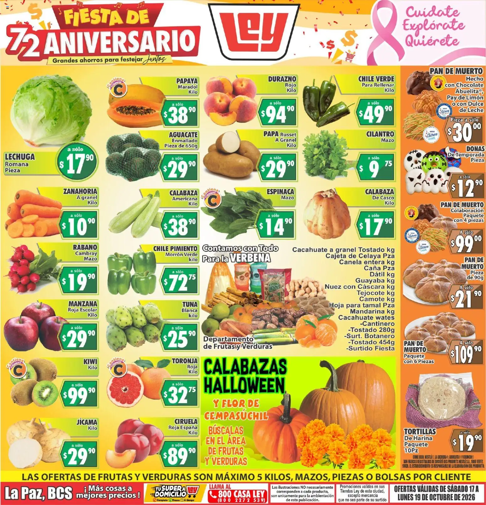 Nuevas ofertas de Casa Ley válidas en toda la República Mexicana desde el 17/10/2026. ¡Encuentra las mejores ofertas en Casa Ley folleto Autoservicio! | Página: 1