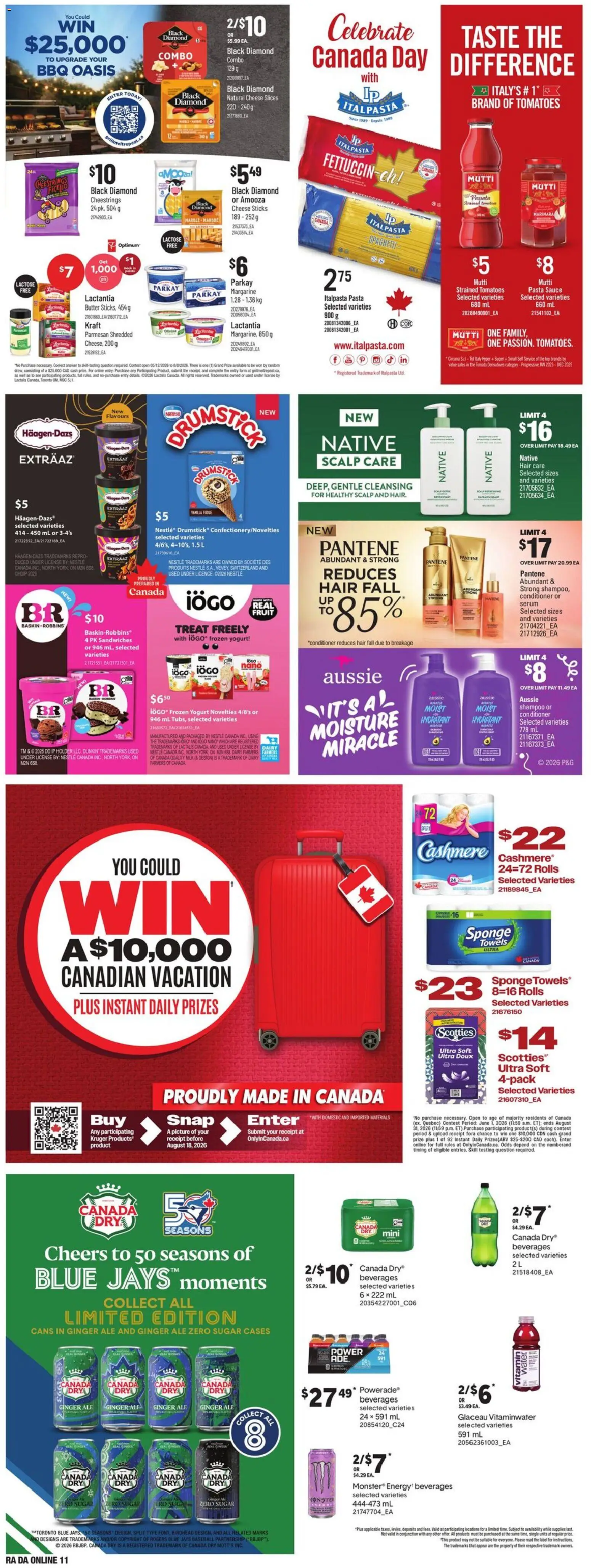 Atlantic Superstore flyer valid from Jul 2, 2026 | Page: 26 | Products: Pasta, Sponge, Butter, Yogurt