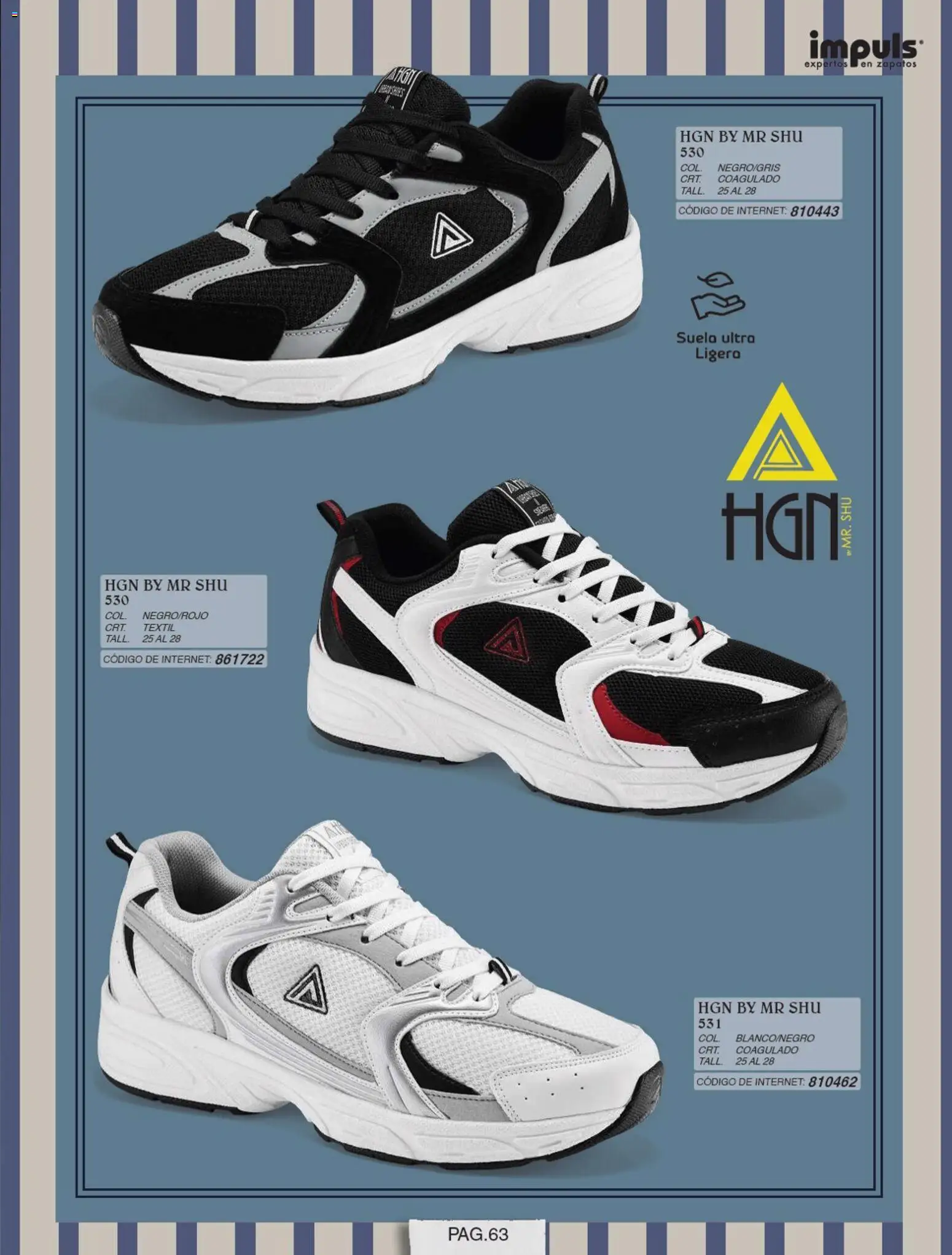Nuevas ofertas de Impuls válidas en toda la República Mexicana desde el 01/07/2026. ¡Encuentra las mejores ofertas en Impuls catálogo Caballero! | Página: 65 | Productos: Zapatos