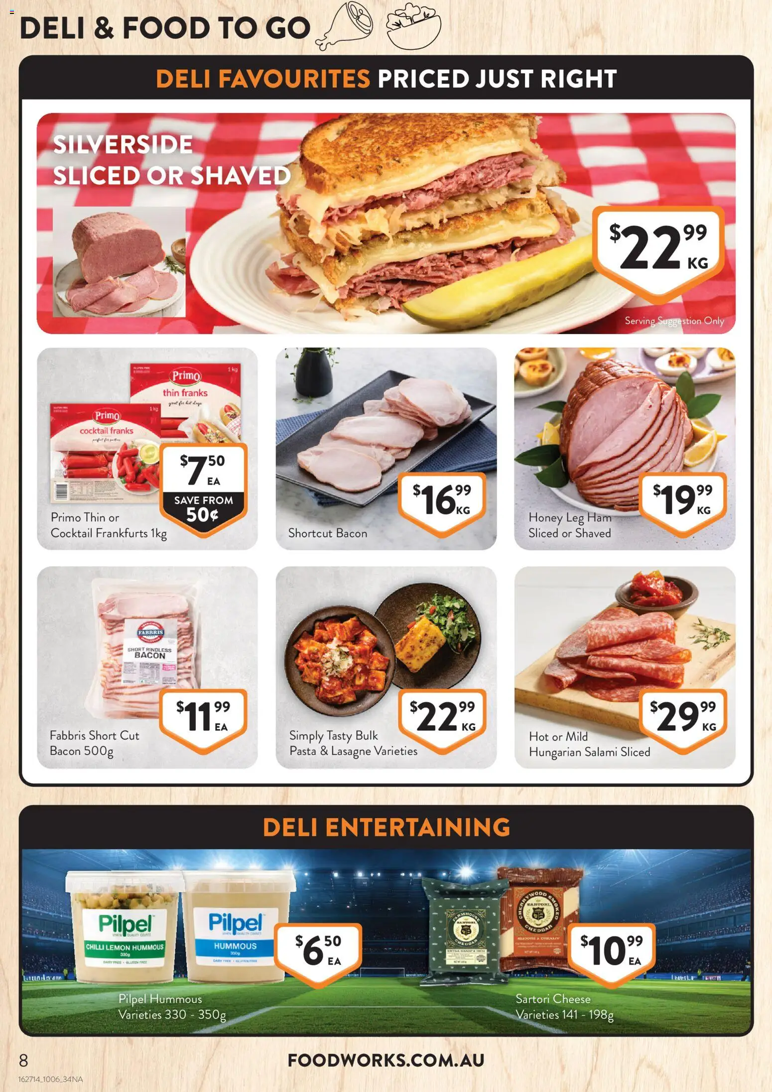 Foodworks catalogue - valid from 03/06/2026 | Page: 8 | Products: Bacon, Salami, Ham, Chilli