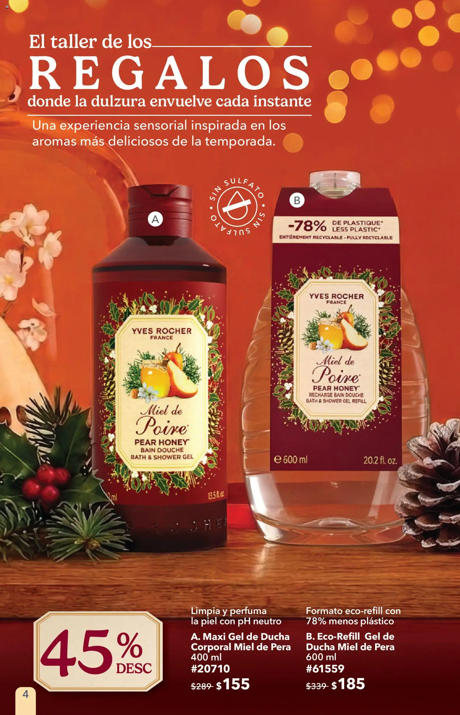 Nuevas ofertas de Yves Rocher válidas en toda la República Mexicana desde el 27/10/2026. ¡Encuentra las mejores ofertas en Yves Rocher campaña 15 2026! | Página: 4